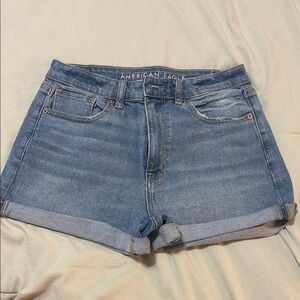 American Eagle Outfitters Mom Short Women's Blue Denim Shorts